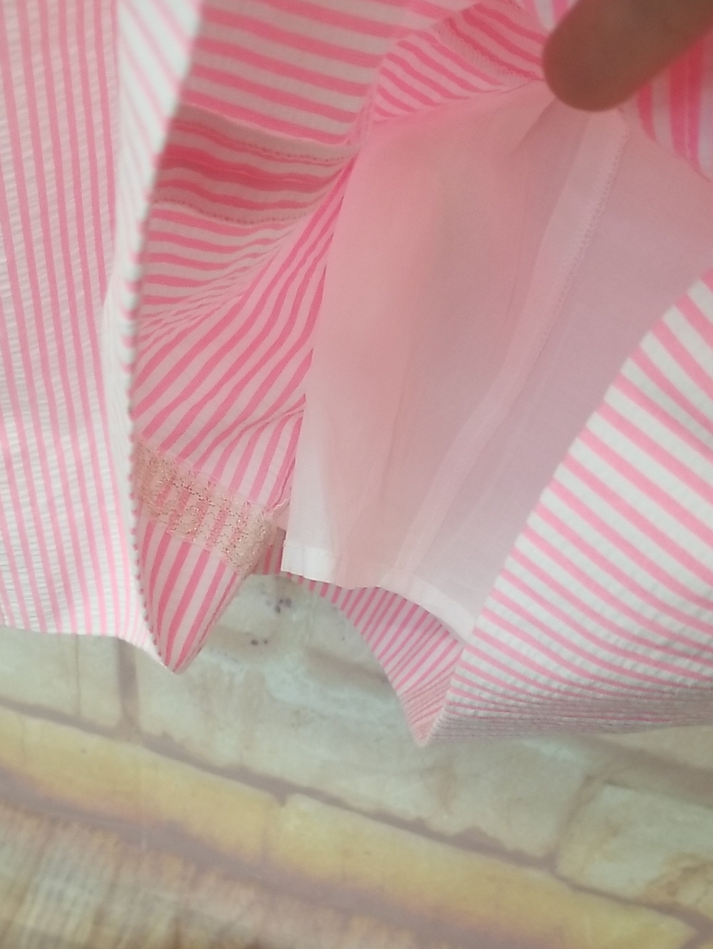 Lilly Pulitzer Pink Striped Seersucker Sundress - Picture 7 of 7